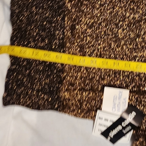 Pierre Cardin 80s Dolman sleeve metallic sweater‎ L NWT - Picture 5 of 13